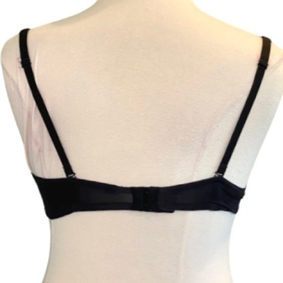La Senza Lingerie Underwire Padded Push Up Sexy Tuxedo Look Bra Size 36D - Picture 4 of 6